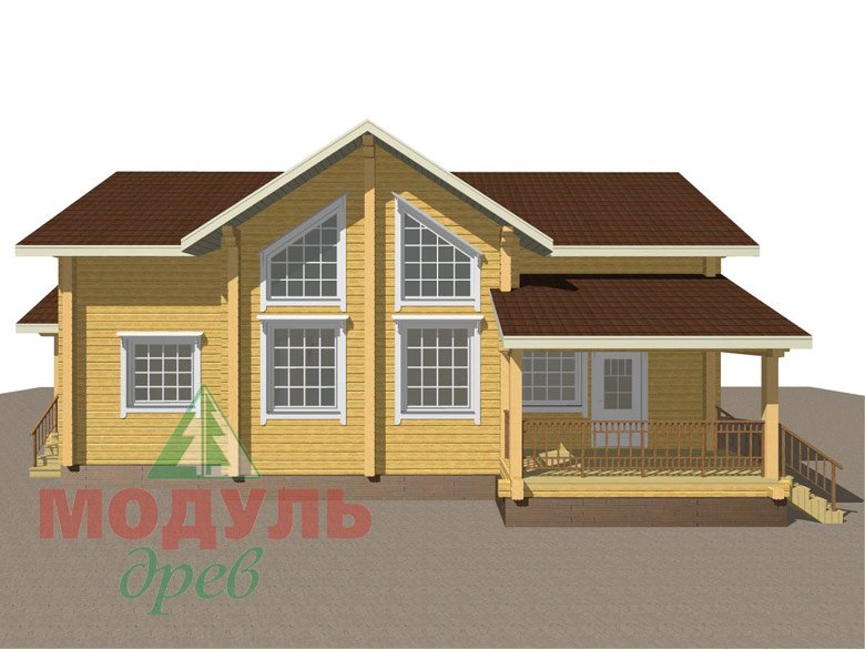 Дом из бруса «Ангарск» - макет 8