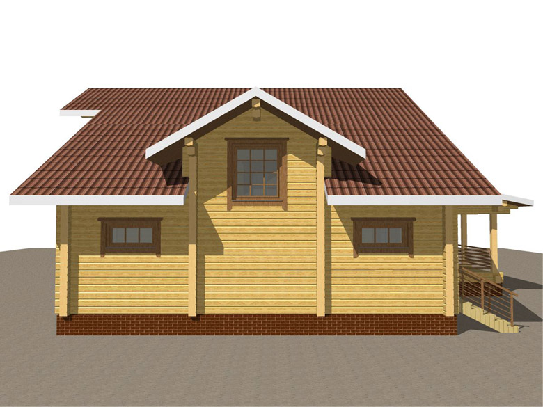 Деревянный дом из бруса «Суздаль» - макет 8