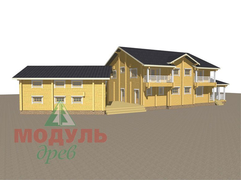 Проект дома из бруса «Волгоград» - макет 5